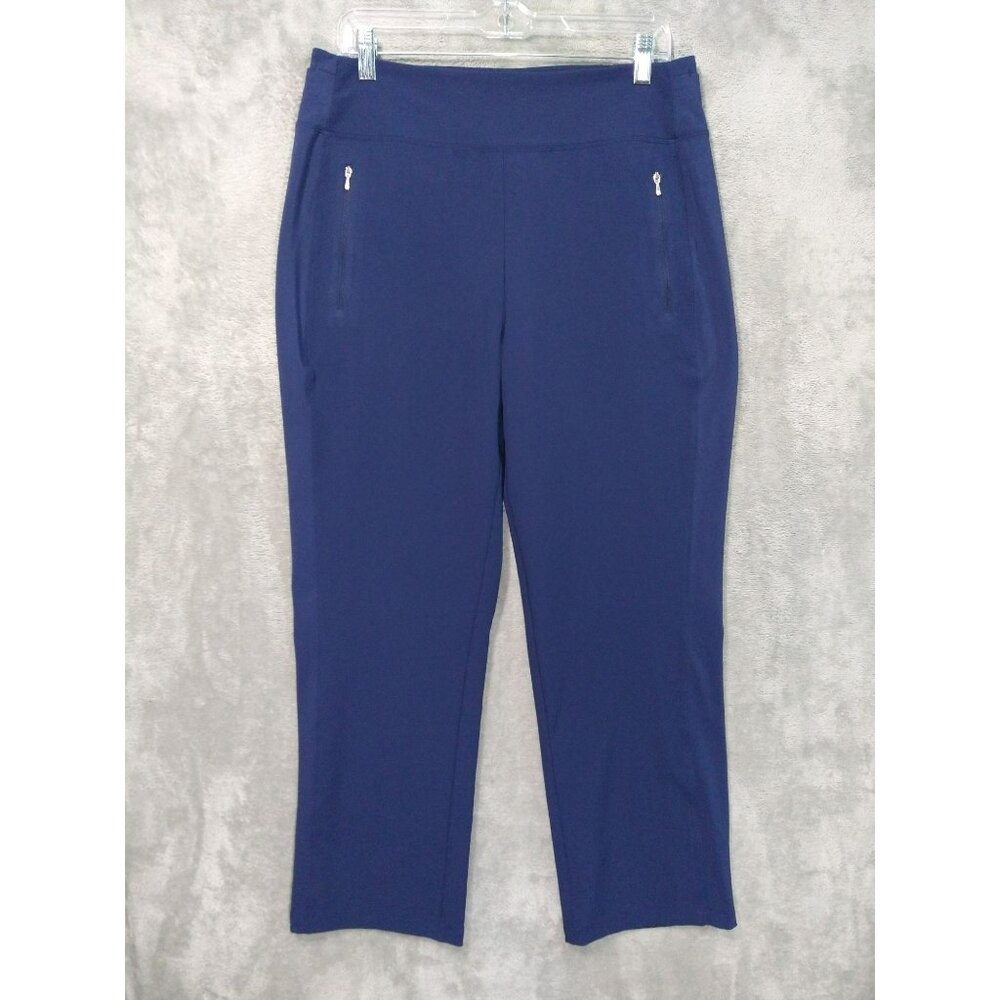 Athleta Deep Blue Straight Leg Performance Pants